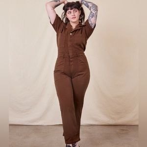 Brown Big Bud Press Jumpsuit
